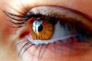 des cils longs et sains