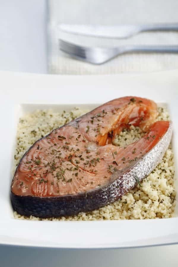 le poisson rôti