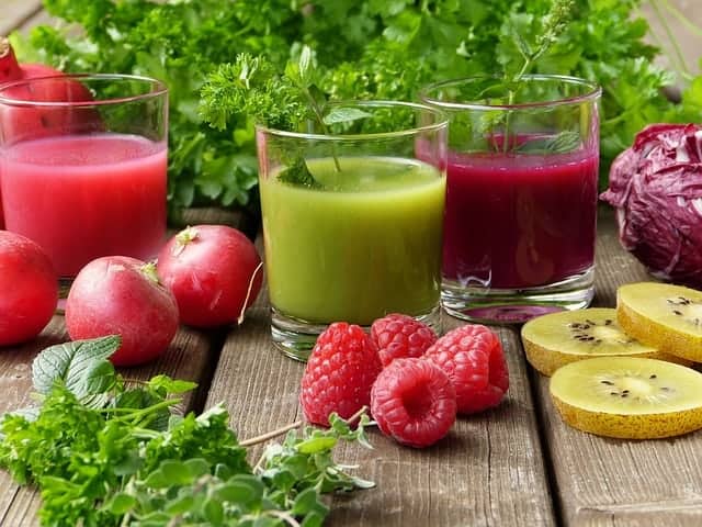 les jus de fruits et de légumes