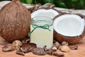 l'huile de noix de coco