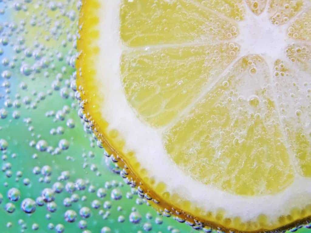 une tranche de citron